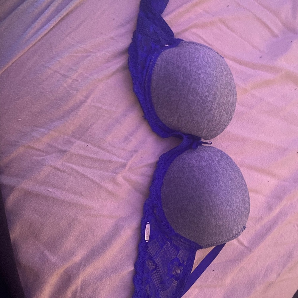 Blue and grey, 34B, xoxo bra